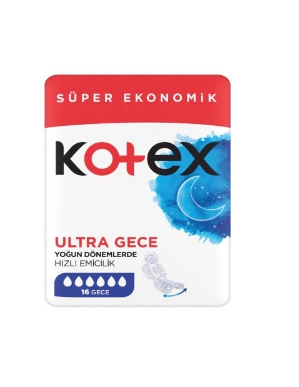 KOTEX SÜPER EKO ULTRA 3GECE 16LI 1*12