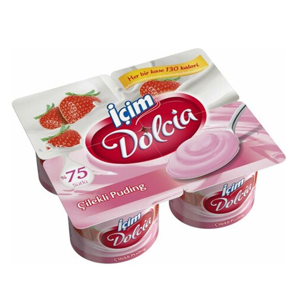 İÇİM PUD.DOLCİA 4LÜ ÇİLEKLİ 60GR 4740-08 1*6