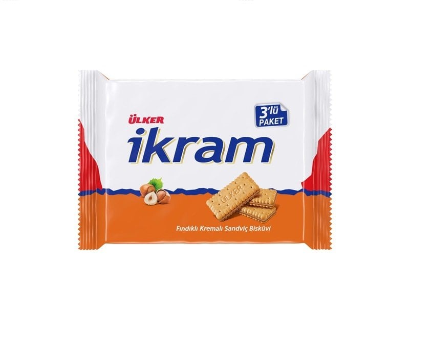 ÜLKER B.İKRAM 3LÜ FINDIKLI 252GR 1077-02 1*12