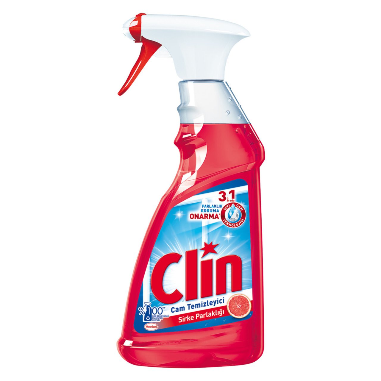 CLİN SPREY CAM TEM. 500ML SİRKE PARLAKLIĞI 1*10