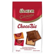 ÜLKER C.CHOCOBİS MİNİ KARE MİX POŞET 137GR 1435-01 1*12
