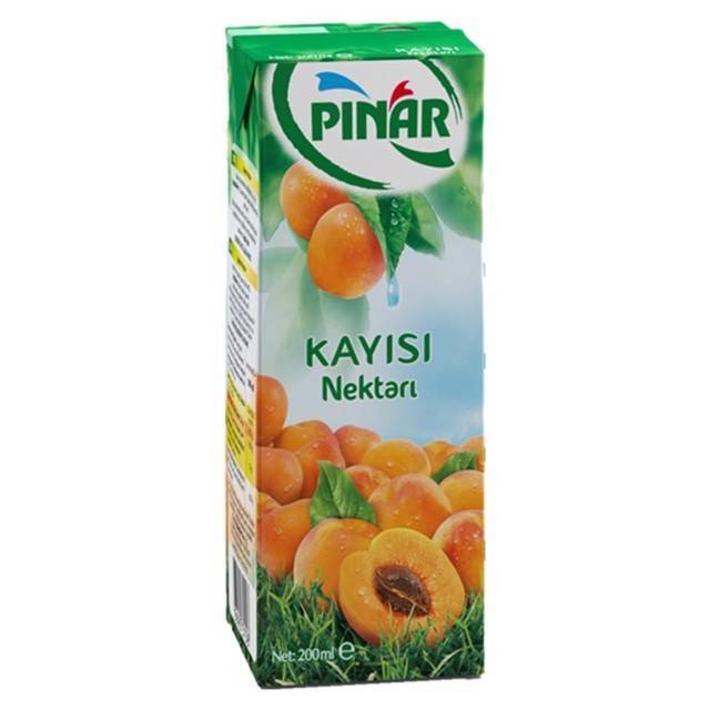 PINAR MEYVE SUYU 200ML KAYISI 1*27