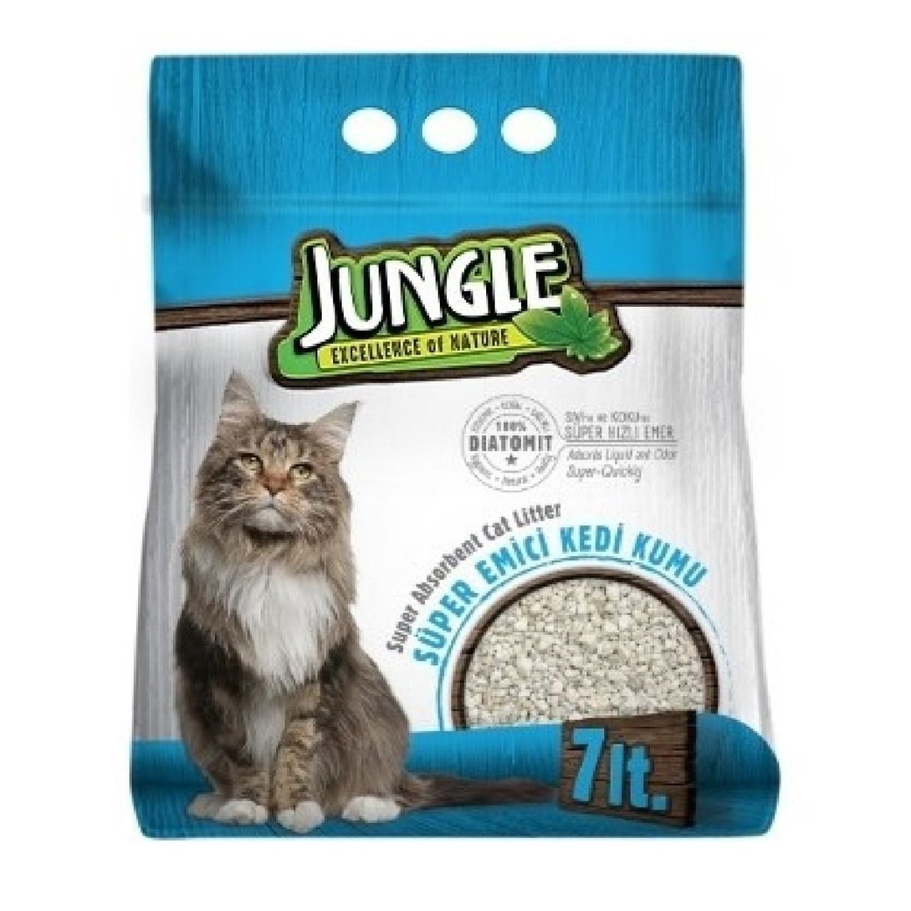 KEDİ KUMU JUNGLE DİATOMİT 7LT SÜP.E JNGP-014 1*6