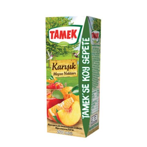 TAMEK MEYVE SUYU 1/5 KARIŞIK 200ML 1*27