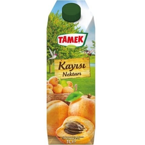 TAMEK MEYVE SUYU 1L. M.KAYISI TETRA 1*12