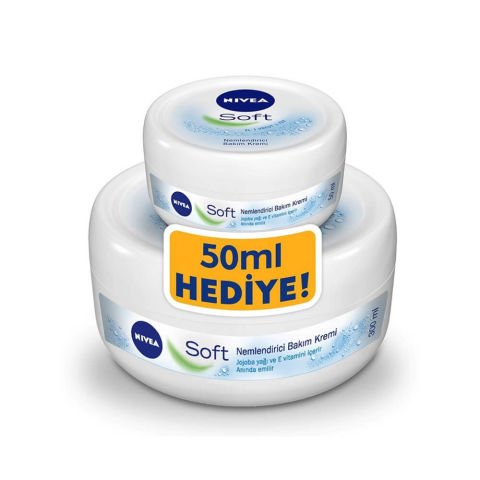 NIVEA KREM SOFT 300ML+ 50ML 95330 1*24