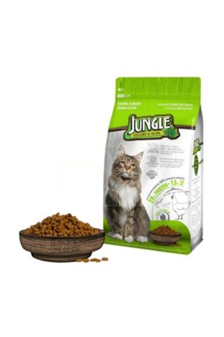 KEDİ M.JUNGLE 500GR TAVUK-BALIK JNGP-004 1*10