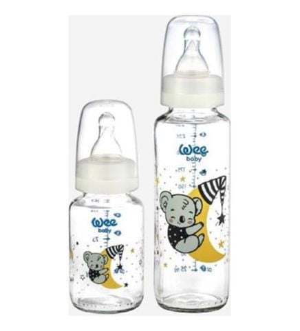 WEE BİBERON 205 CAM SET 250ML+125ML 0-6 AY 1*10