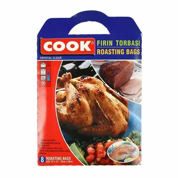 COOK FIRIN POŞETİ TAVUK 25*38CM 8Lİ 1*50*6