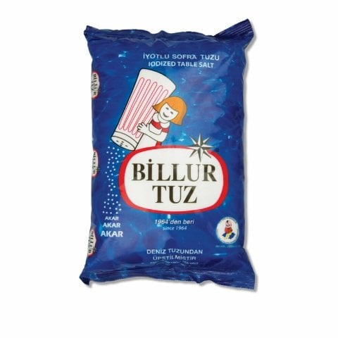 BİLLUR TUZ İYOTLU TUZ 1.5KG 1*15