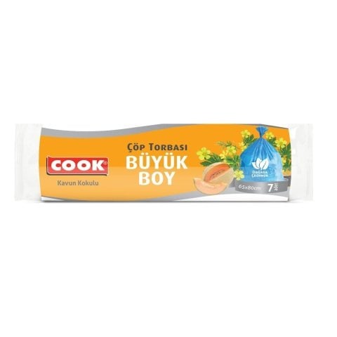 COOK ÇÖP POŞ.KOKULU KAVUN 7Lİ BÜYÜK 65X80CM 1*50