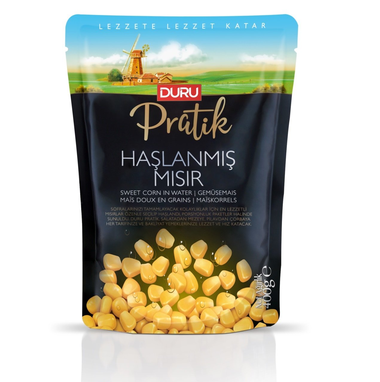 DURU BAK.PRATİK HAŞLANMIŞ MISIR 400G 1*8