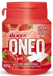 ÜLKER S.ONEO ŞİŞE ÇİLEK DRAJE 60GR 2163-09 1*12