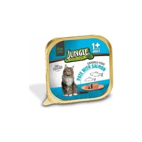 KEDİ M.JUNGLE 100G PÜRE SOMONLU 1+YAŞ JNGA-005 1*32