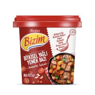 ÜLKER BİZİM YEMEK BAZI DOMATES SALÇALI 425GR 603300 1*12