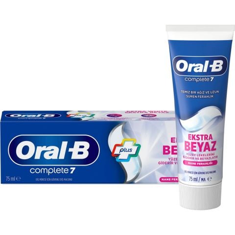 ORAL-B M.75ML COMPLETE7 EKSTRA BEYAZ NANE FERAHLIĞI 1*12