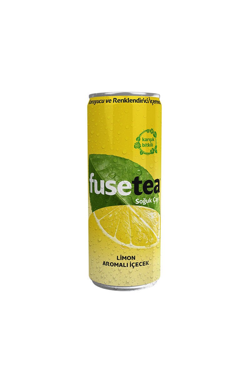 COCA COLA FUSETEA 330ML LİMON KUTU 1*12