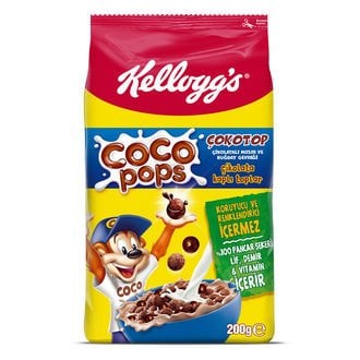 ÜLKER KAHV.KELLOGS COCOPOPS 200GR ÇOKOTOP 2720-07 1*10