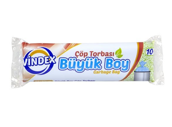 VİNDEX ÇÖP POŞETİ BÜYÜK BOY 10LU 65*80CM 1*50