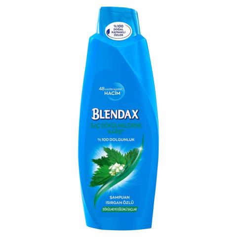 BLENDAX ŞAMPUAN 500ML ISIRGAN ÖZLÜ DÖKÜL.EĞİL.SAÇLAR 1*12