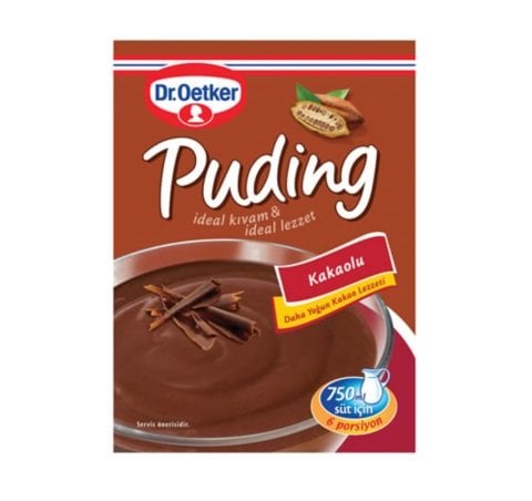 DR.OETKER.PUDİNG KAKAO 147G 750ML SÜT İLE 1*2*12