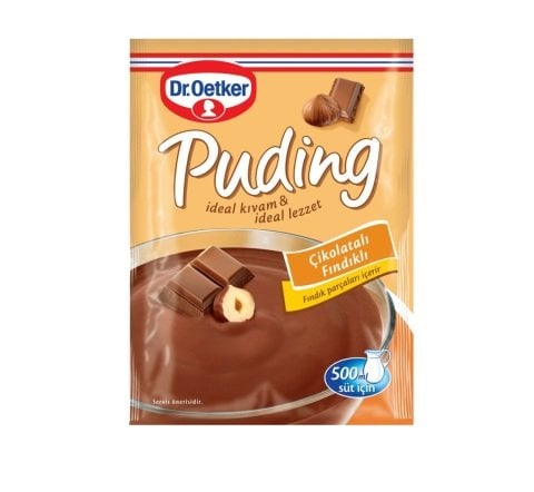 DR.OETKER.PUDİNG ÇİKOLATALI FINDIKLI 102GR 1*2*12