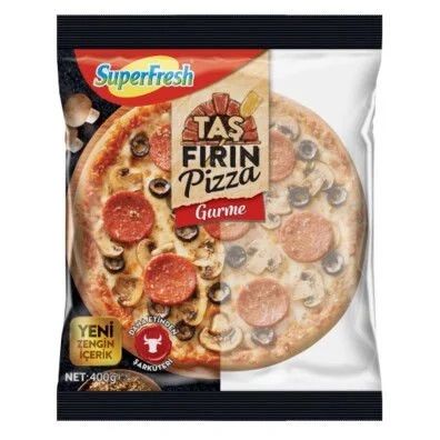 SÜPERFRESH PİZZA TAŞFIRIN SUCUK&MANTAR 400GR