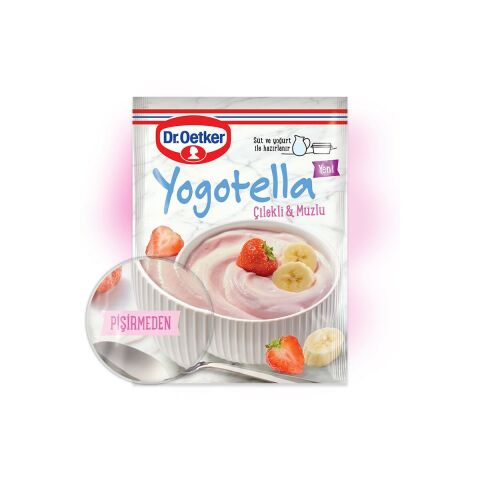 DR.OETKER.YOGOTELLA ÇİLEKLİ&MUZLU 68G 1*12