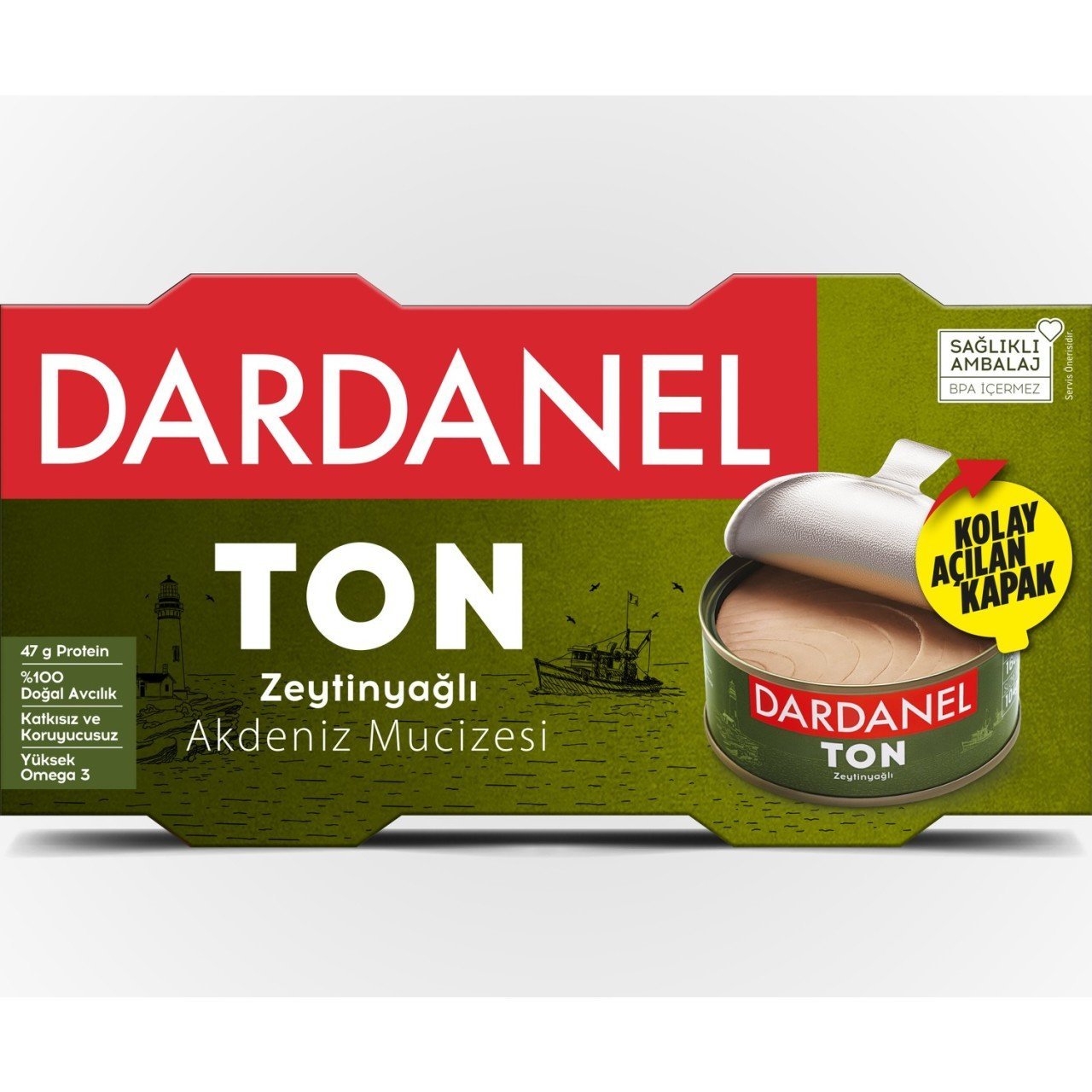 DARDANEL TON Z.YAĞLI 2Lİ 150G*2Lİ  1*12