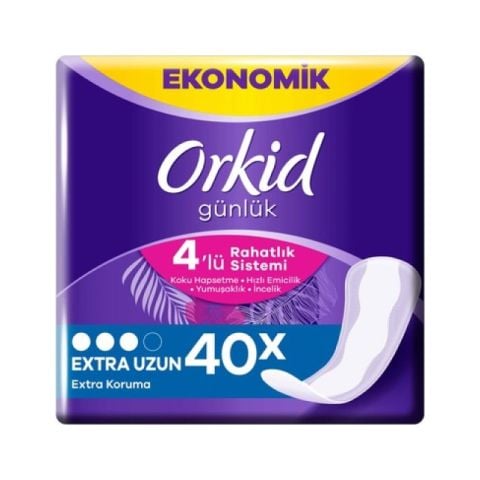 ORKİD GÜNLÜK EXTRA KORUMA EXTRA UZUN 40'LI 1*4