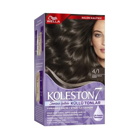 KOLESTON KÜLLÜ TONLAR SET 4/1 GİZEMLİ KÜLLÜ KAHVE 1*18