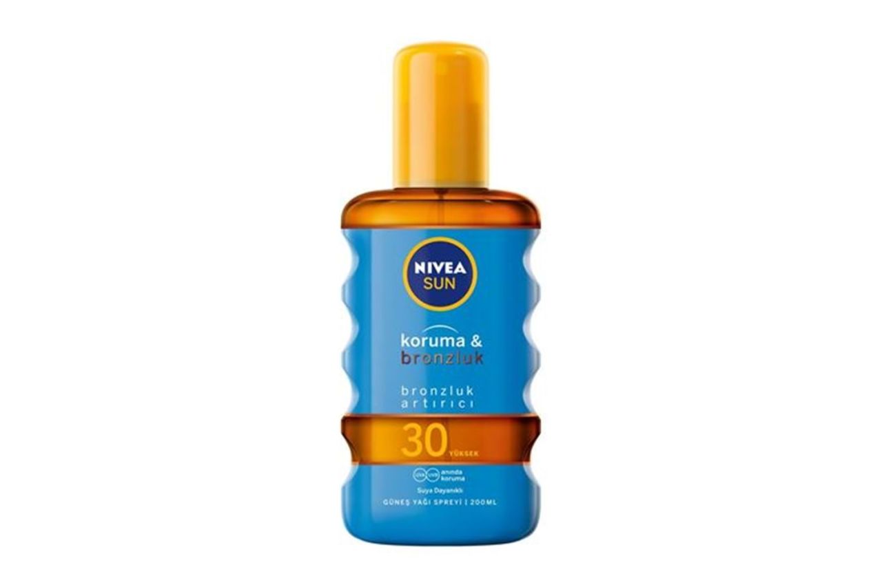 NIVEA SUN BRONZ F30 GÜNEŞ YAĞI 200ML SPREY 86038 1*12