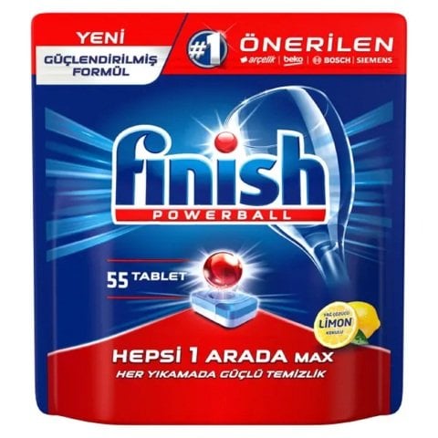 FİNİSH TAB.H1A MAX 55'Lİ LİMON KOKULU POŞET 1*4