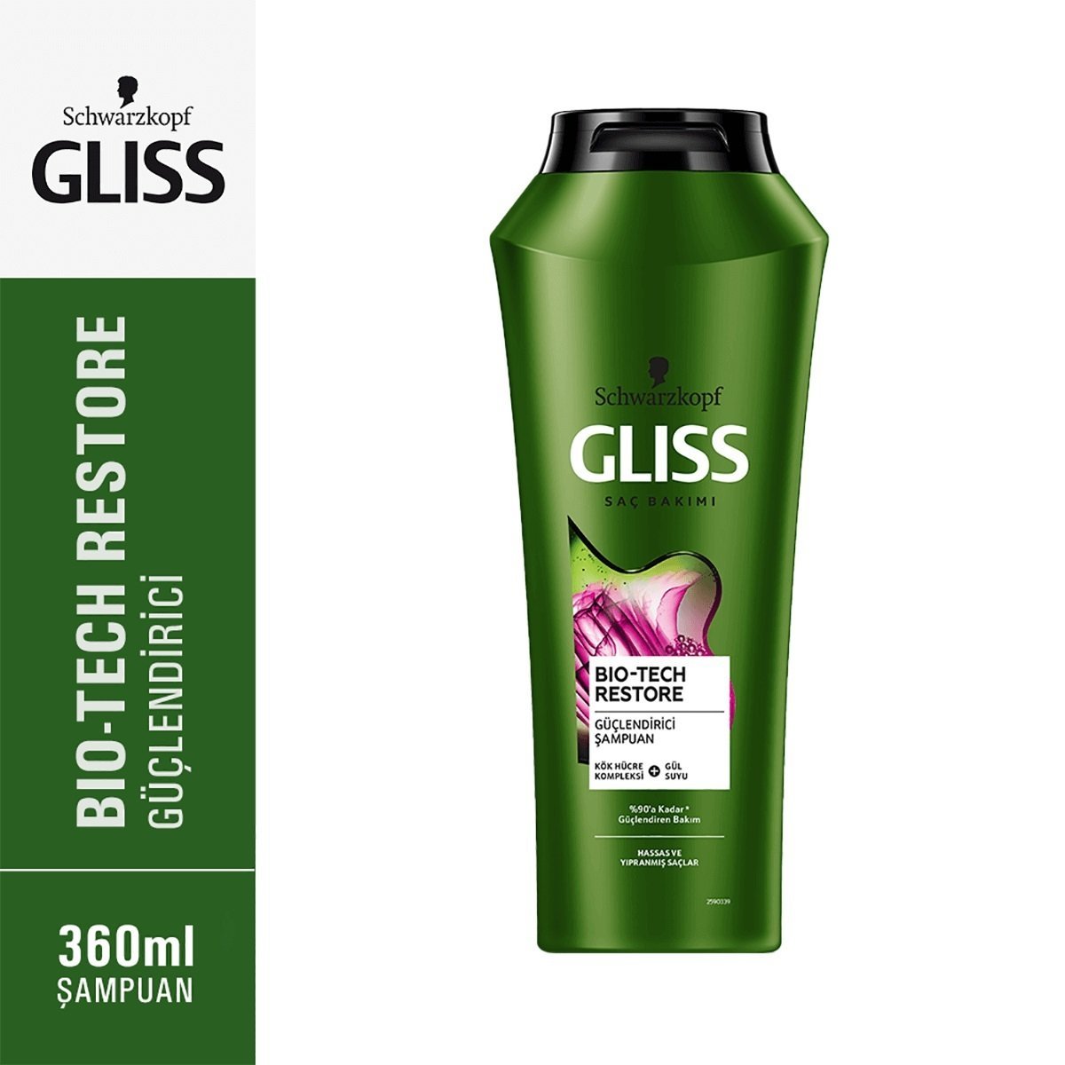 GLISS Ş.360ML BİO-TECH RESTORE GÜL HASSAS YIPR.SAÇ 1*12