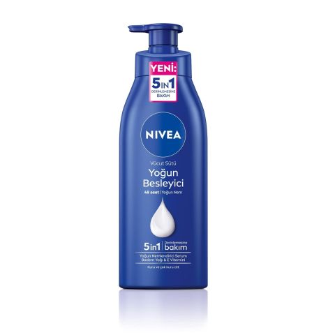 NIVEA VÜCUT SÜTÜ 5İN1 400ML YOĞUN BESLEYİCİ KURU CİLT 80204 1*12