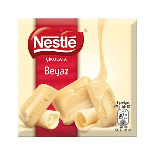 NESTLE Ç.60GR CLS.BEYAZ ÇİKOLATA KARE 1*6*24