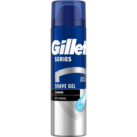 GİLLETTE TRAŞ JELİ SERIES 200ML CHARCOAL 1*6