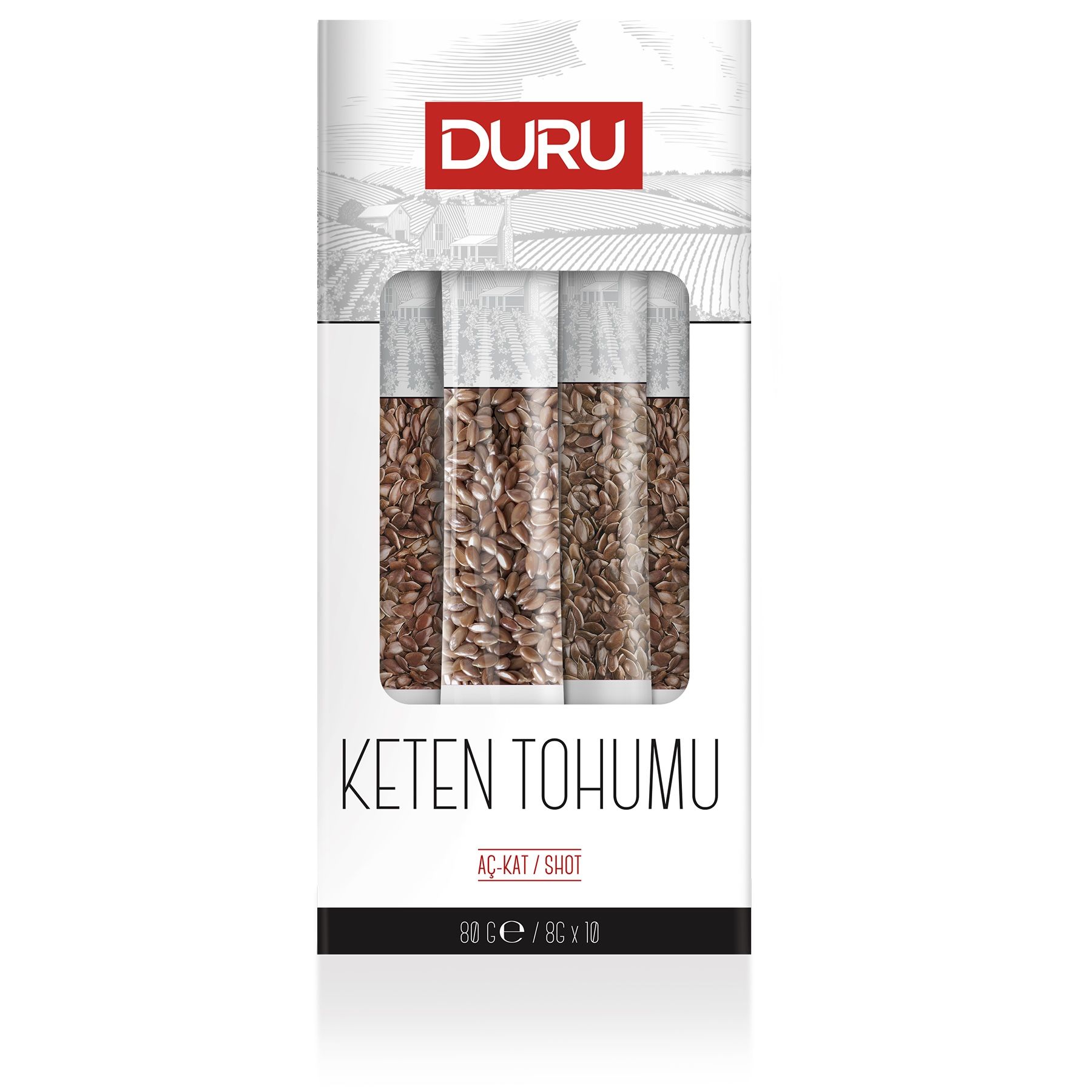 DURU BAK.LİVAL 80G KETEN TOHUMU AÇ -KAT ( 8G X10ADET )1*10