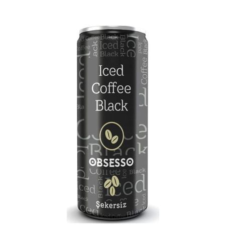 DİMES OBSESSO 250ML COFFE BLACK ŞEKERSİZ 1*12