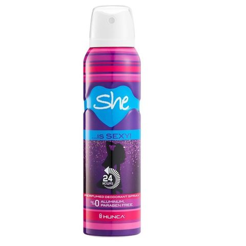 HUNCA DEO SHE 150ML İS SEXY 24H 1*24