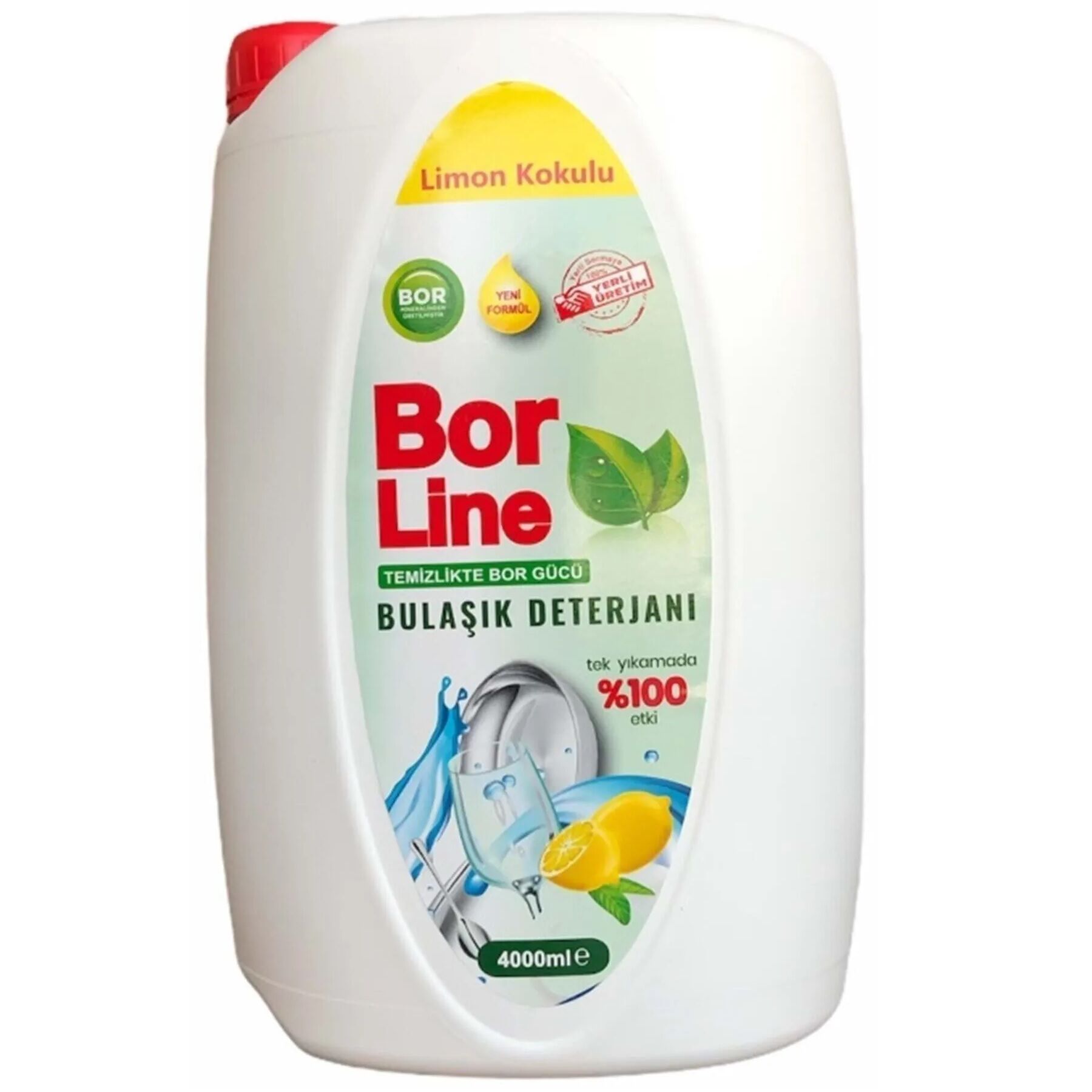 BORLİNE SIVI BUL.DET.4000ML LİMON 1*4