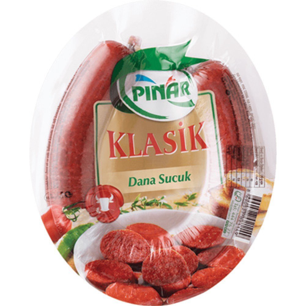 PINAR SUCUK 180GR KLASİK DANA KANGAL  1*12