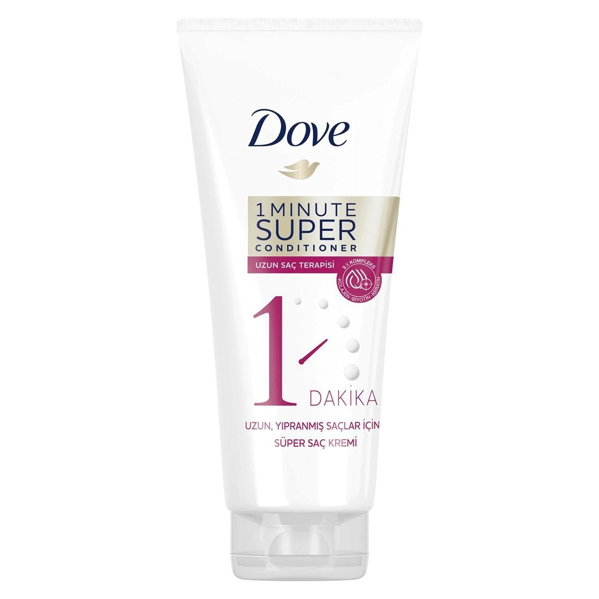 DOVE SAÇ KREMİ 170ML 1DAK.UZUN SAÇ TERAPİSİ 1*12