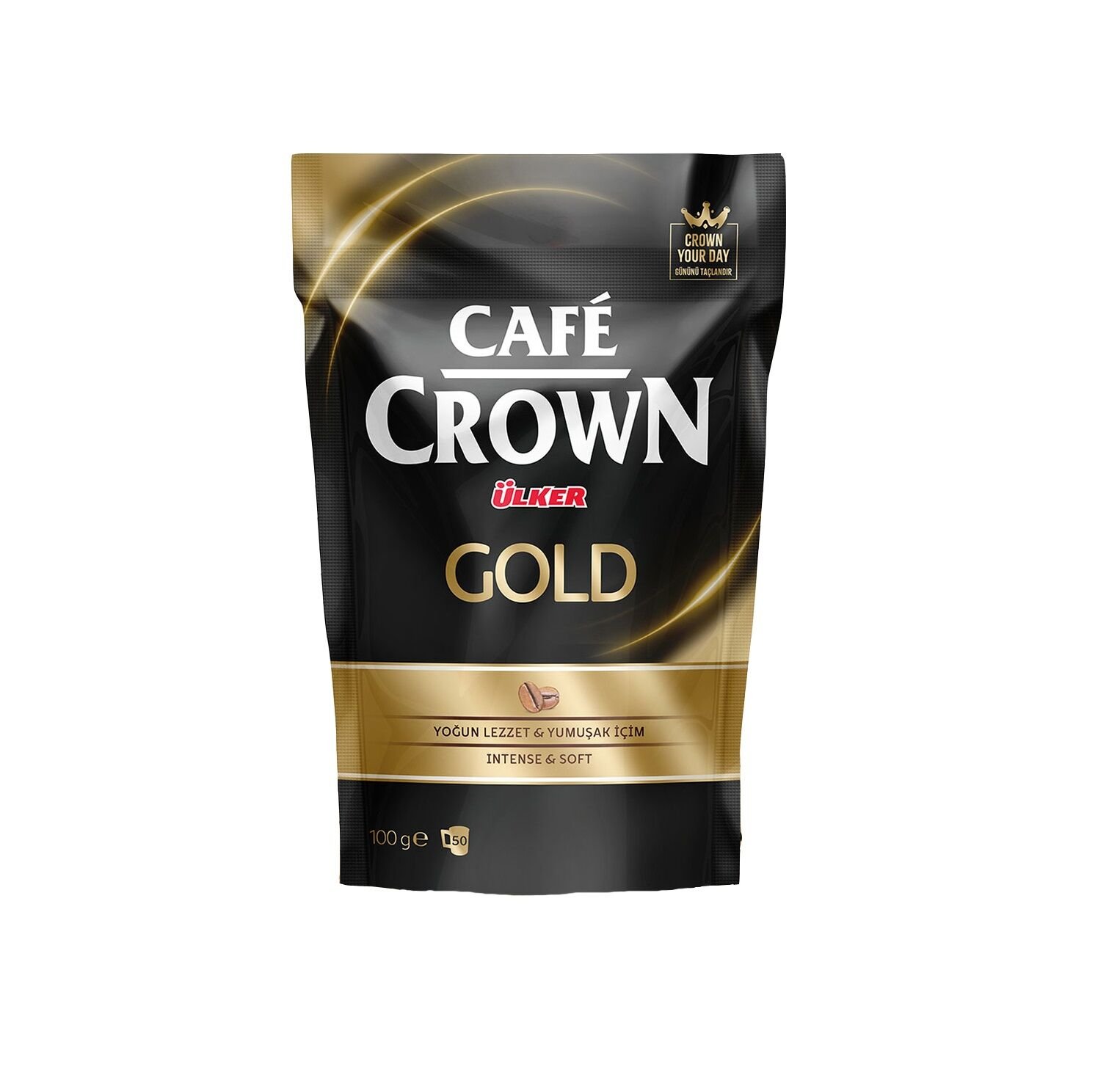 CAFE CROWN  GOLD 100GR EKO PAKET 961-2 1*6