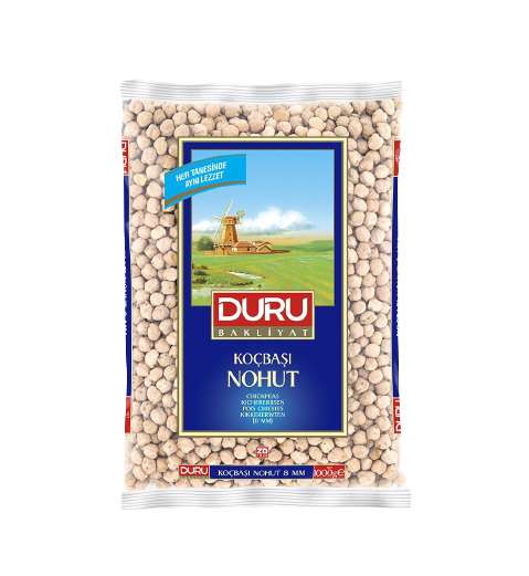 DURU 1KG KOÇBAŞI NOHUT 8MM 1*12