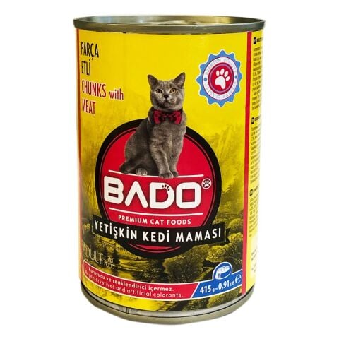 KEDİ M.BADO 400G ETLİ (YETİŞKİN) TNK 1*12