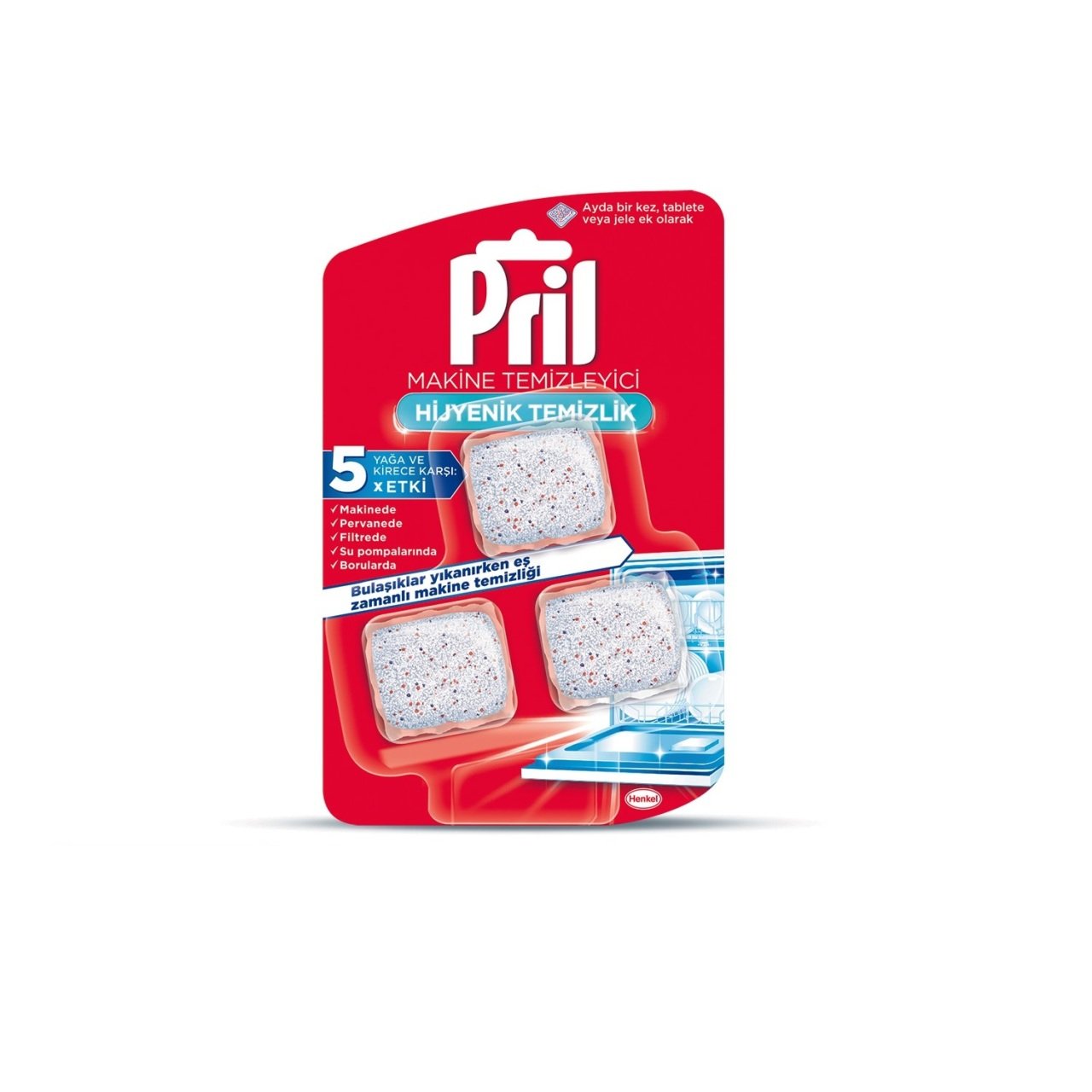 PRİL BLŞ MAK.TEMİZLEYİCİ KAPSÜL 3'LÜ 3*19GR 1*6