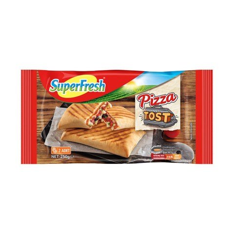 SÜPERFRESH PİZZA TOST 250GR 2'Lİ 1*12