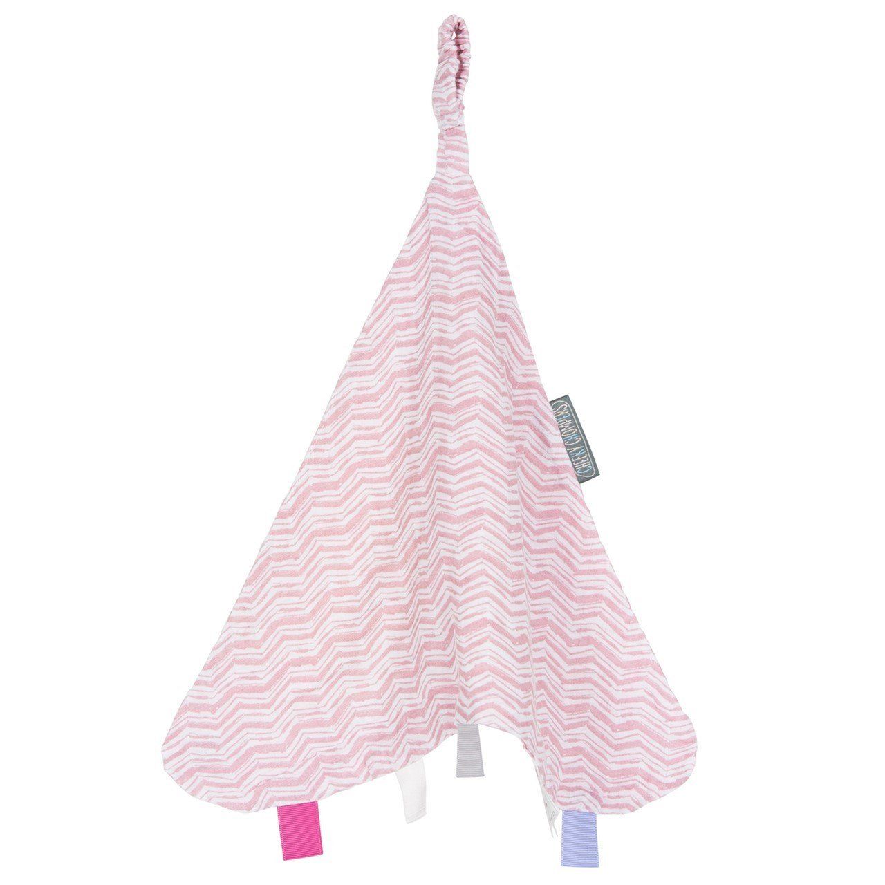 Cheeky Chompers Muslin Comforter Rosy Days