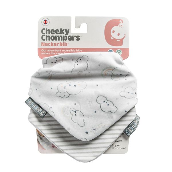 Cheeky Chompers Neckerbib Every Cloud 2 pack